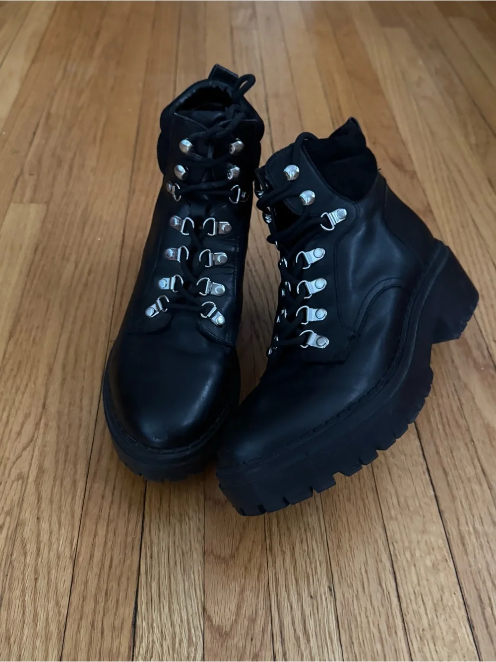 Marc Fisher Black Leather Boot - Picture 2 of 8